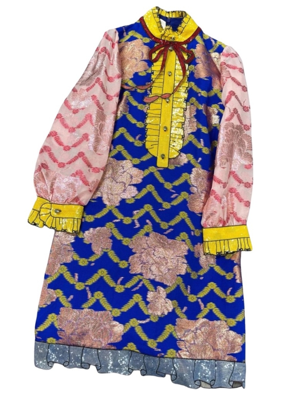 Gucci Trompe L’oeil Dress by Artistic Director Alessandro Michele - Picture 9 of 15